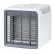 Mini aparat de aer conditionat Teesa, 5 W, 3 viteze, 7 x LED, 400 ml, USB, portabil, Alb/Gri