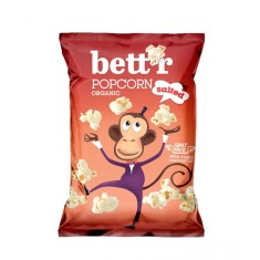 Popcorn cu sare bio 60g Bettr