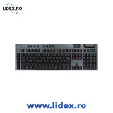 Tastatura Mecanica Gaming Logitech G915 X LIGHTSPEED, Clicky, Low-Profile, Wireless, Negru