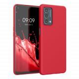 Husa pentru OnePlus Nord N200 5G, Silicon, Rosu, 55766.09, Kwmobile, Carcasa