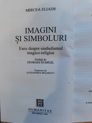 Imagini si simboluri- Mircea Eliade foto