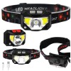 Lanterna de cap LED cu senzor de miscare, 6 moduri de iluminare, Lean 21015