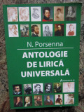 N. Porsenna - Antologie de lirica universala