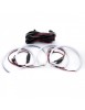 Kit Angel Eyes LED COTTON pentru BMW E46 cu Far BOSCH - 4x146mm, Xenon Bright
