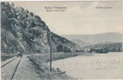 CP SIBIU Hermannstadt Turnu Rosu Partea Romaneasca Kloster Cornet ND(1917) foto