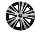 Cumpara ieftin Set 4 Capace Roti 14R pentru Citroen Glory Gri &amp; Negru, Dacia