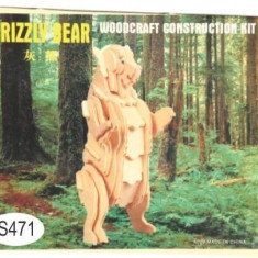 Joc puzzle lemn -S- urs Grizzly A009