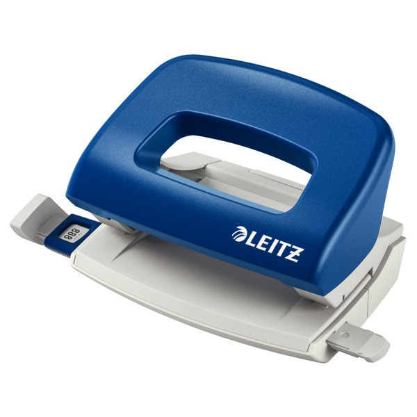 Perforator Plastic Leitz 5058 Nexxt Series, 10 Coli, Albastru