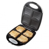 Aparat de sandwich 2 in 1 DO9046C cu placi interschimbabile, pentru pregatire sandwich sau waffe, 120 w