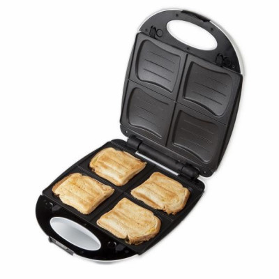 Aparat de sandwich 2 in 1 DO9046C cu placi interschimbabile, pentru pregatire sandwich sau waffe, 120 w foto