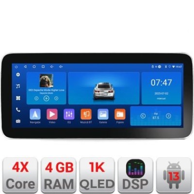 Navigatie universala 2din-2 Edotec 4+64 12.3 inch Incell 1K android Wifi 5Ghz gps internet C CarStore Technology foto