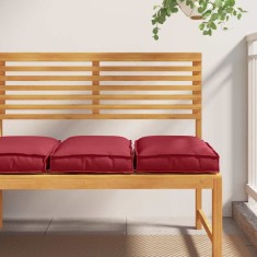 vidaXL Pernă pentru șezut din paleți 2 pcs Roșu Vin 40 x 40 x 8 cm 42001584