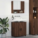 VidaXL Set de mobilier pentru baie 2 pcs Stejar brun 61 x 35 x 64 cm 3392940