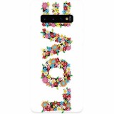 Husa silicon pentru Samsung Galaxy S10 Plus, Love Made By Flowers