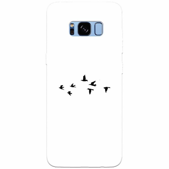 Husa silicon pentru Samsung S8 Plus, Birds