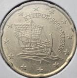 Moneda 20 euro cents 2008 Cipru, Europa