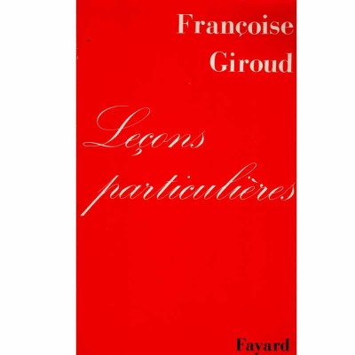 Francoise Giroud - Lecons particulieres - 132518 foto