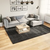 vidaXL Covor pufos &quot;PAMPLONA&quot; fire &icirc;nalte antracit modern 200x280 cm