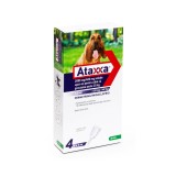 ANTIPARAZITAR EXTERN PENTRU CAINI ATAXXA 400 (PESTE 25 KG) 4 PIPx4,0 ML
