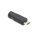 Adaptor alimentare DC mama 5.5x2.1 mm la USB Type-C tata, 5V, pentru telefoane si dispozitive USB-C (USB-C-5.5x2.1)