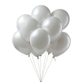 Set 25 Baloane Latex Gri 30cm Ropet - Aniversare, Nunta, Botez - Decoratiuni Petreceri, Evenimente Speciale