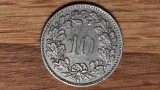 Elvetia - moneda de colectie - 10 rappen 1947 B - Libertas - impecabila !, Europa