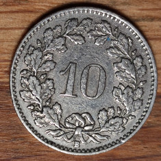 Elvetia - moneda de colectie - 10 rappen 1947 B - impecabila !