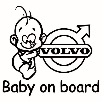Baby on board Volvo foto
