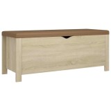 Cumpara ieftin Cutie depozitare perna stejar sonoma 105x40x45cm lemn prelucrat
