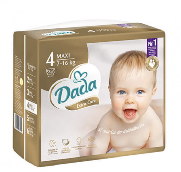 Dada Extra Care 4 MAXI 33 buc. / 7-16 kg