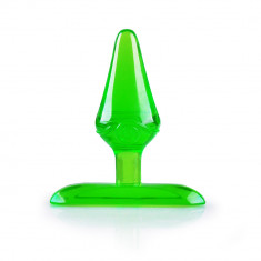 Dop Anal Mini Pleasure, Verde, 6.5 cm, Mokko Toys