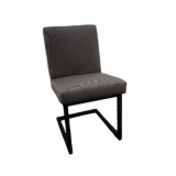 Scaun Gradina FLEET NA, Tesatura Exterior &amp; Metal, Negru, 87x50x63cm, Max 130kg