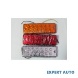 14 x 61 lampa laterala 12 led-uri 24v lumina alba Alta marca Alt model #7, Array