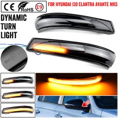 Set de 2 lampi led semnalizare dinamica/progresiva oglinda Xentech Light Hyundai 12V