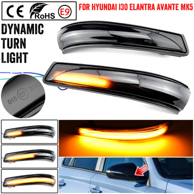 Set de 2 lampi led semnalizare dinamica/progresiva oglinda Xentech Light Hyundai 12V foto