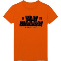 Tricou Unisex Van Halen World Tour &amp;#039;78 foto