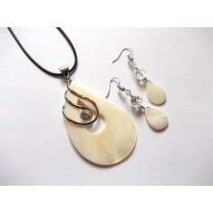 Set cu sidef si cristale 46674
