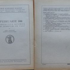 Alex. Lapedatu , 11 Februarie 1866 in perspectiva istorica , 1941