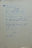 Manuscrisul unei poezii de Gheorghe Tomozei din volumul Tara lui Fat Frumos 1976