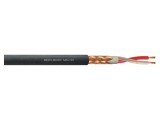 Cablu microfon REDS MUSIC negru PVC 7mm 2x0,5mm&sup2; ecranat Cu