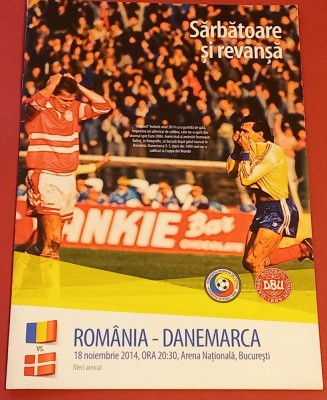 Program meci fotbal ROMANIA - DANEMARCA (18.11.2014) foto