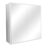 Cumpara ieftin Dulap baie Poliana cu oglinda alb 70x17x70cm