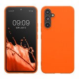 Husa Kwmobile pentru Samsung Galaxy A54 5G, Portocaliu, Silicon, KWM000018FR031C
