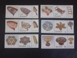2018 - Romania - Colectii Romanesti - Platouri - serie cu tabs + vigneta