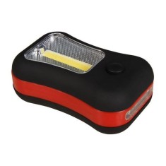 Lampa de lucru LED COB 3W + 4 LED Automax,, suprafata cauciucata, alimentare baterii AAA, prindere carlig, magnet