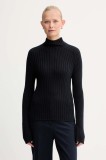 Marc O&#039;Polo pulover de bumbac culoarea bleumarin, cu turtleneck, 509605960173