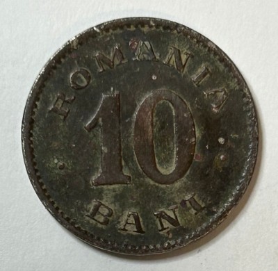 10 bani 1900 Moneda Romania Regele Carol I foto