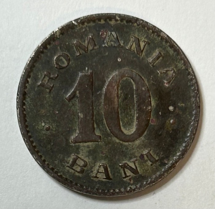 10 bani 1900 Moneda Romania Regele Carol I