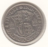 MAREA BRITANIE - 1/2 HALF CROWN 1931 , Ag500, LM1.41, Europa