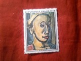 Serie 1 valoare Franta 1971 - Clovnul de Rouault